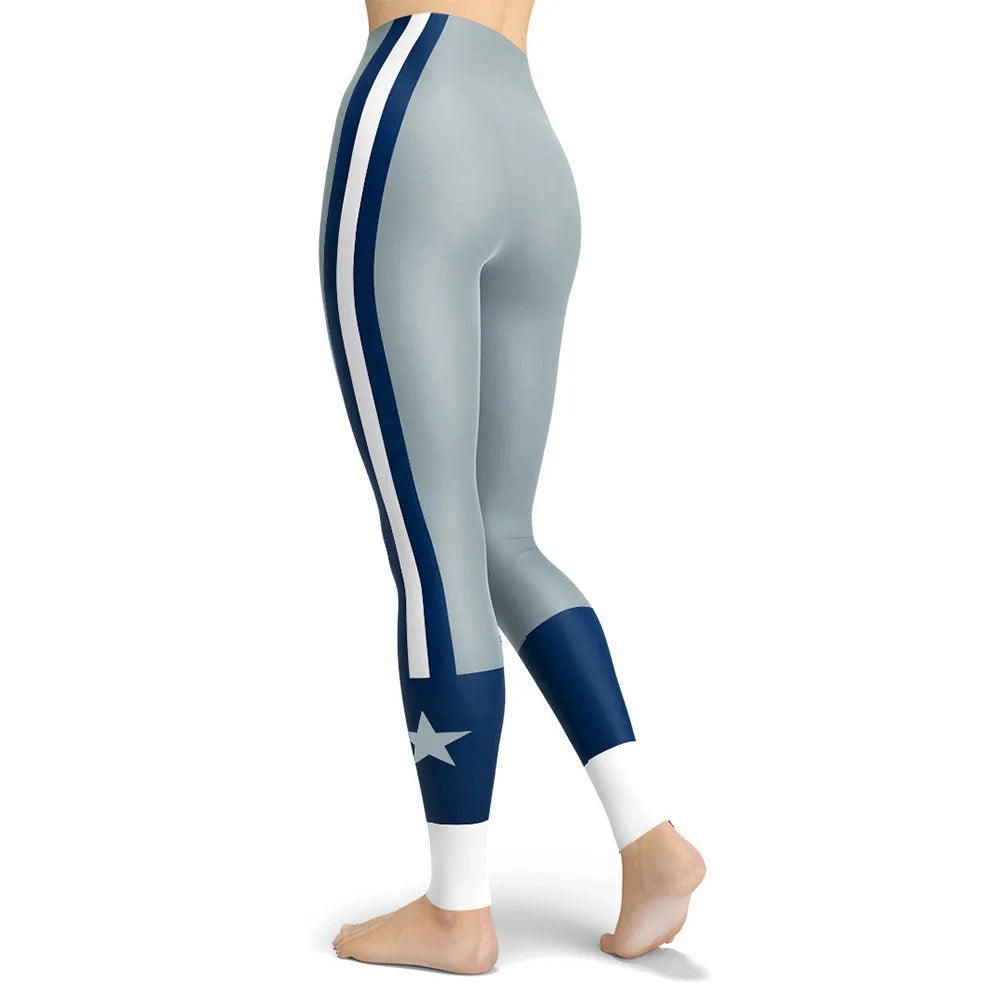 Women's New Sexy Slim High Waist, Stripe, Rainbow, Plus An Assortment Of Other Prints Fitness Fashion Leggings Pants Great For Christmas Gift