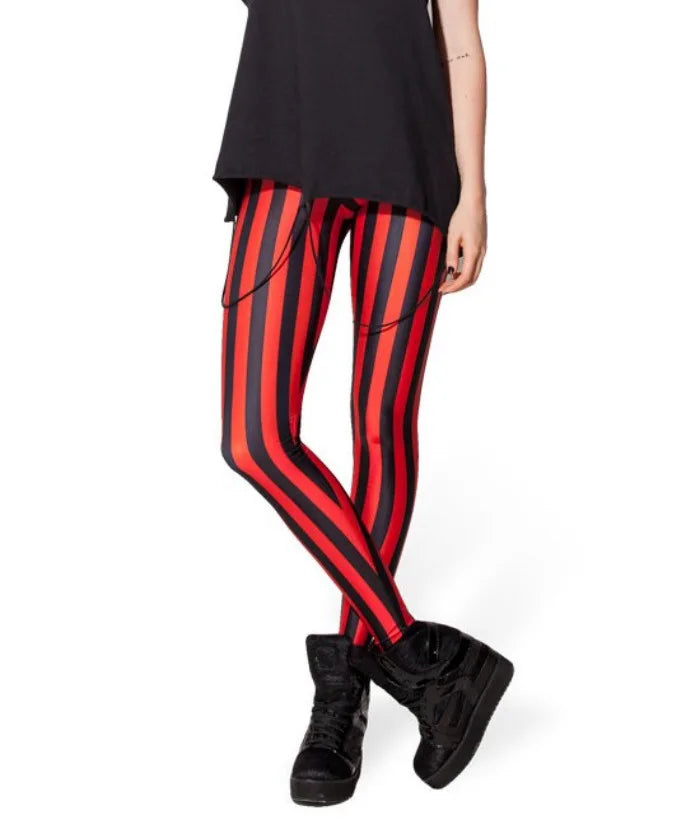 Women's New Sexy Slim High Waist, Stripe, Rainbow, Plus An Assortment Of Other Prints Fitness Fashion Leggings Pants Great For Christmas Gift