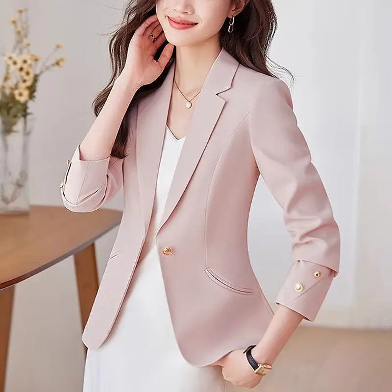 Women's New Style Fashionable Spring Autumn Slim Suit Jacket...