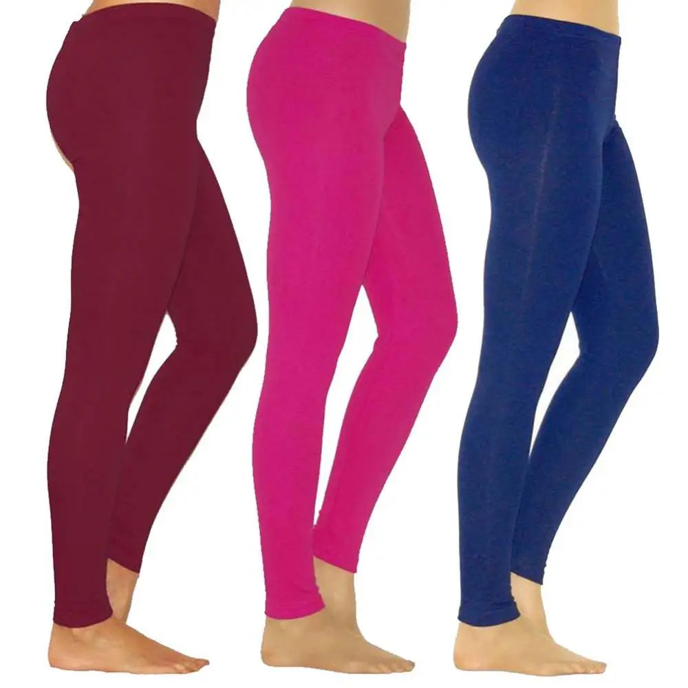 Women's Autumn/Winter Milk Silk Solid Colors, Slim Stretchy High Waist Tights Leggings...