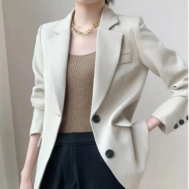 Women's Stylish Trendy Elegant Casual Autumn Blazer Coat...