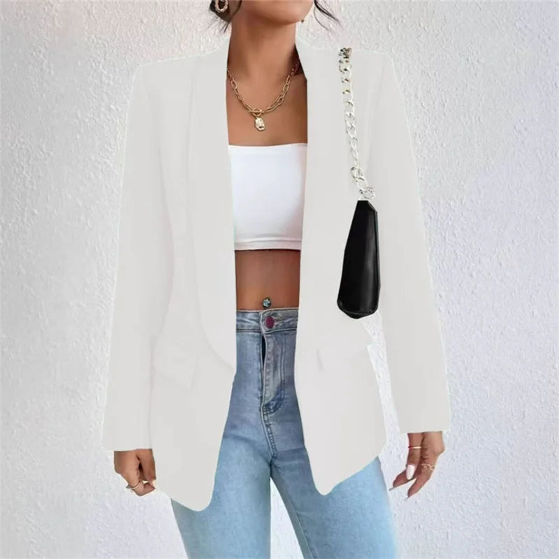 Women's Casual Cardigan Autumn Winter Topcoat Lapel Blazer Overcoat Jacket.............................................