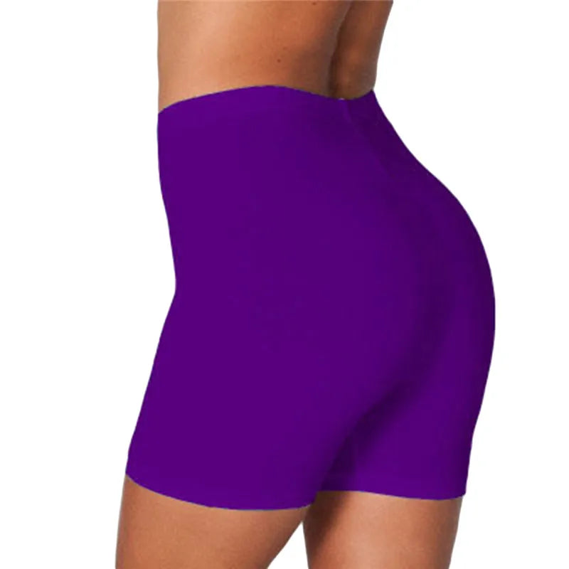 Women's High Waist Push Up  Crop Wide Waistband Fitness Workout Jogging Cycling Short Leggings...