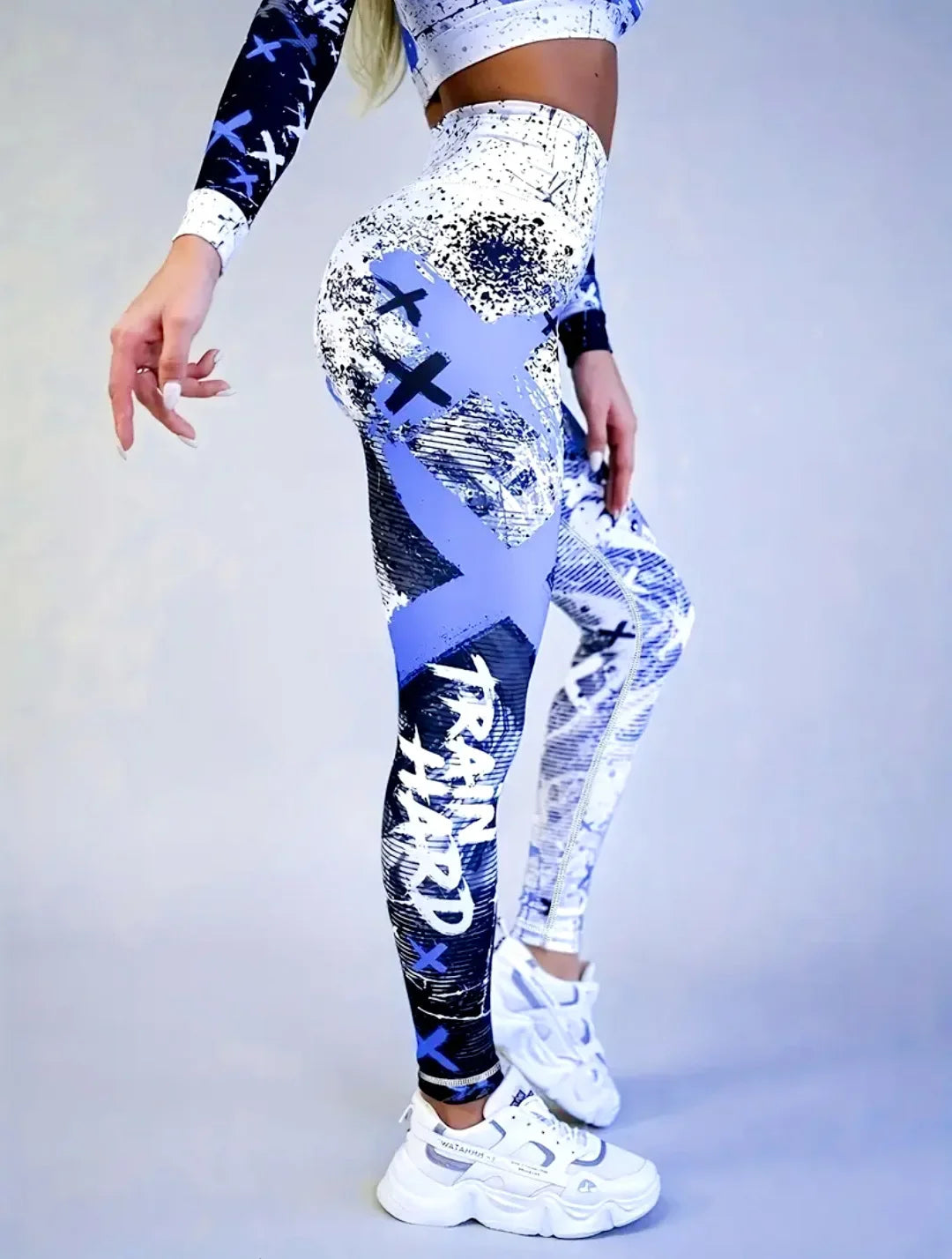 Women's Hip Hop Style High Waist Elastic, Daily Running, Dancing, Comfortable Yoga, Street Cool Leggings...