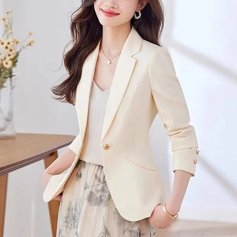 Women's New Style Fashionable Spring Autumn Slim Suit Jacket...