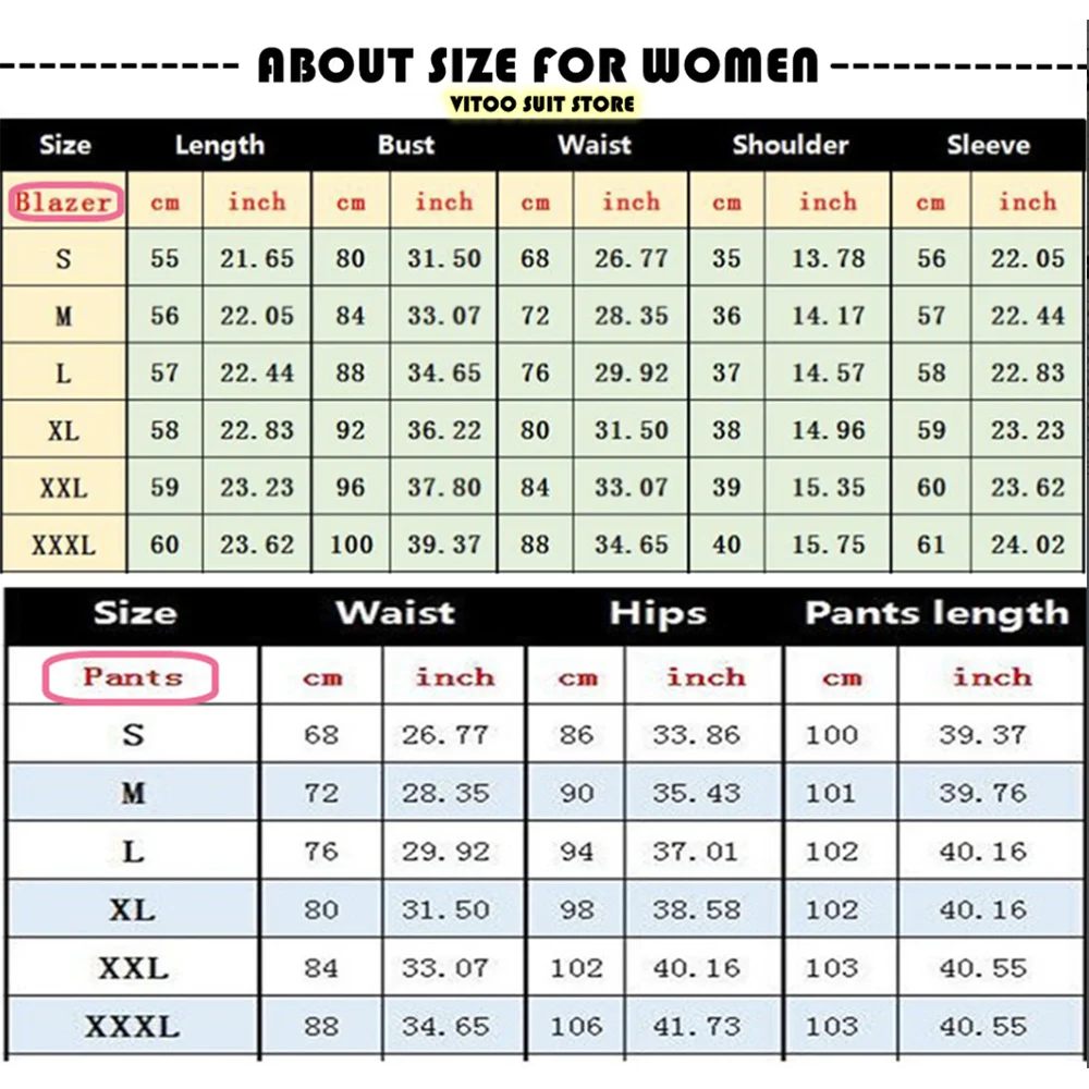 Women's Luxury White Single Breasted 2 Pieces Lady's Blazers Jacket Pants Suit...