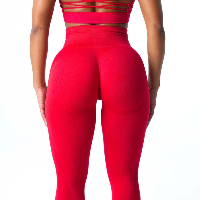 Women's Gym Workout Seamless Sport Tights Scrunch Butt Yoga Active Wear Leggings...