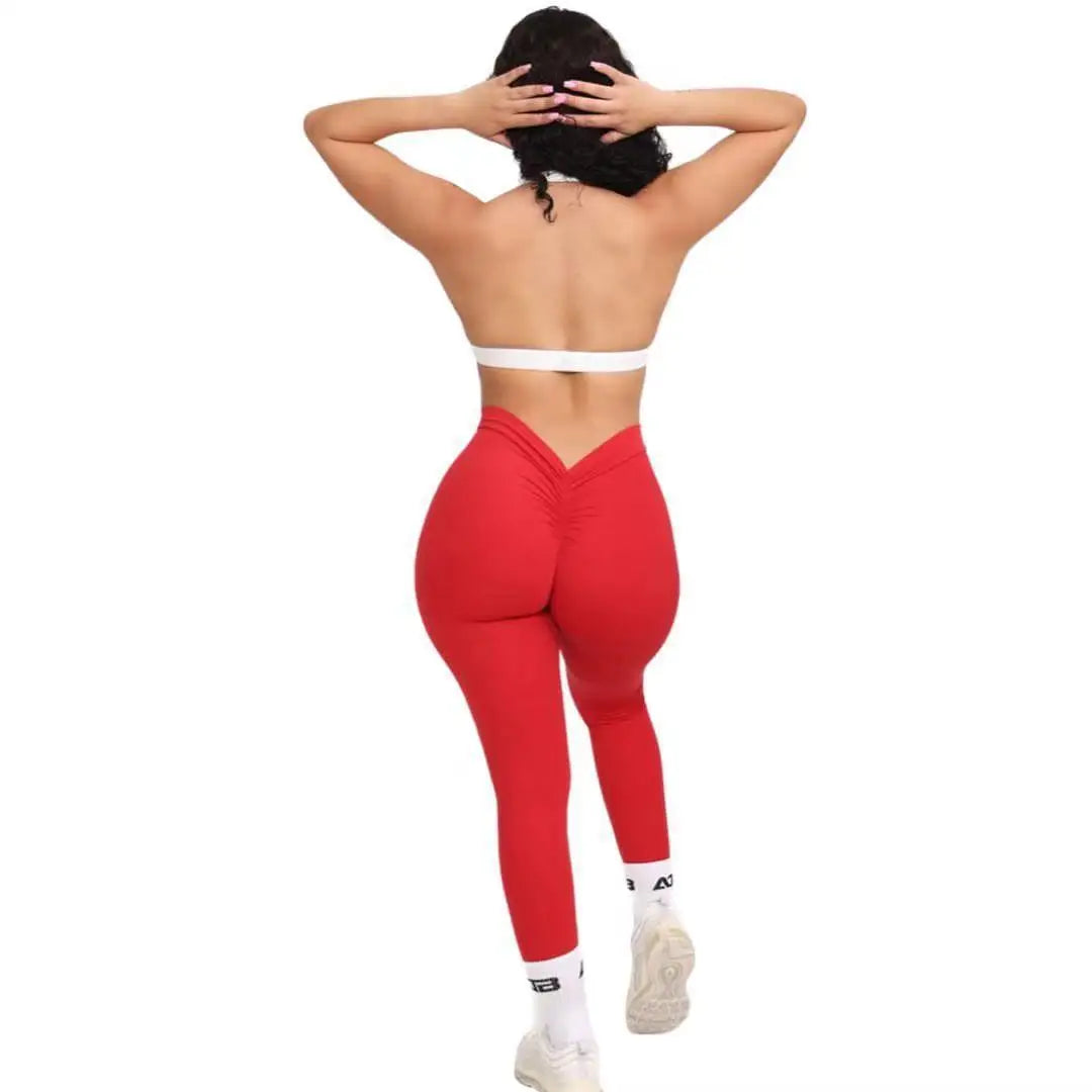 Women's Sexy Yoga, High Waist, V Butt, Gym Workout Leggings...