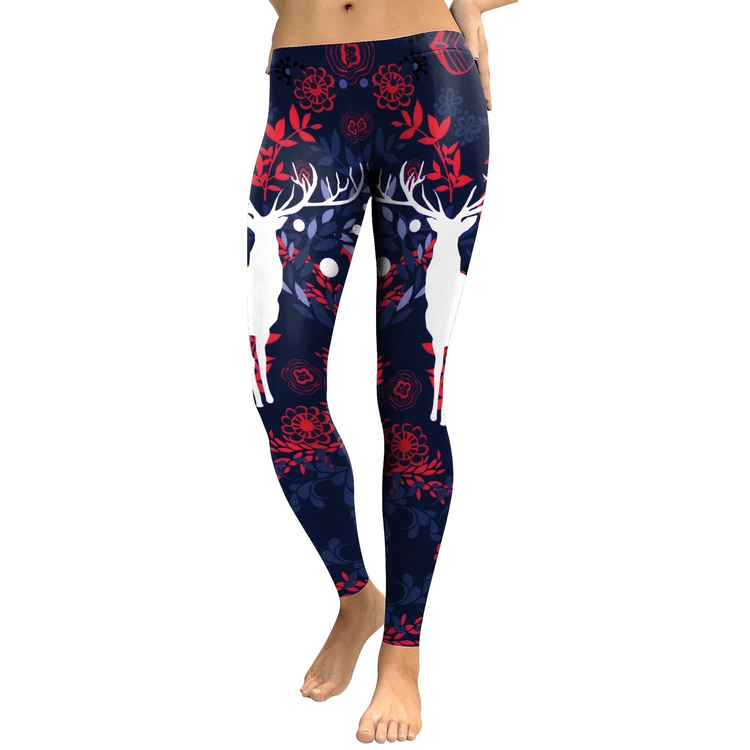 Women's Graffiti Casual Printed Fitness High Stretch Brushed Sexy Nine Point Pencil Exercise Yoga Leggings...'