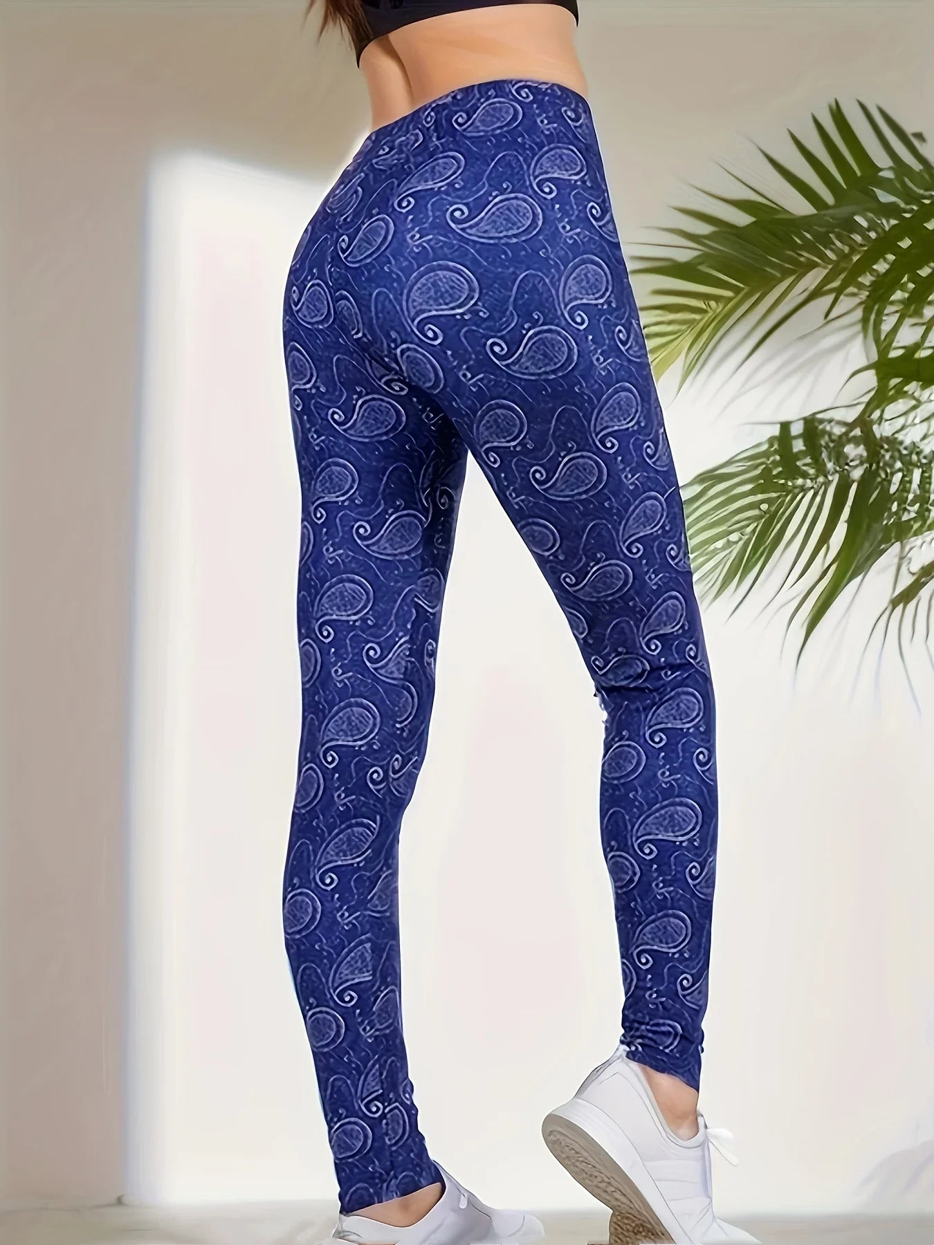 Women's Graffiti Casual Printed Fitness High Stretch Brushed Sexy Nine Point Pencil Exercise Yoga Leggings...'