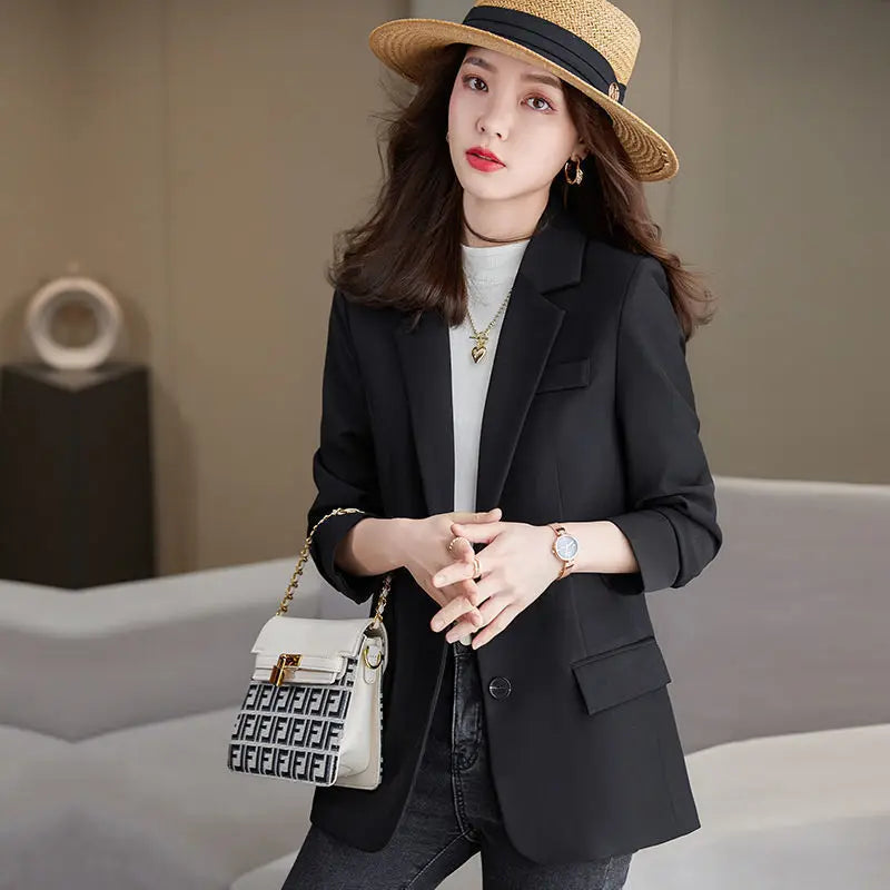 Women's Stylish Trendy Elegant Casual Autumn Blazer Coat...
