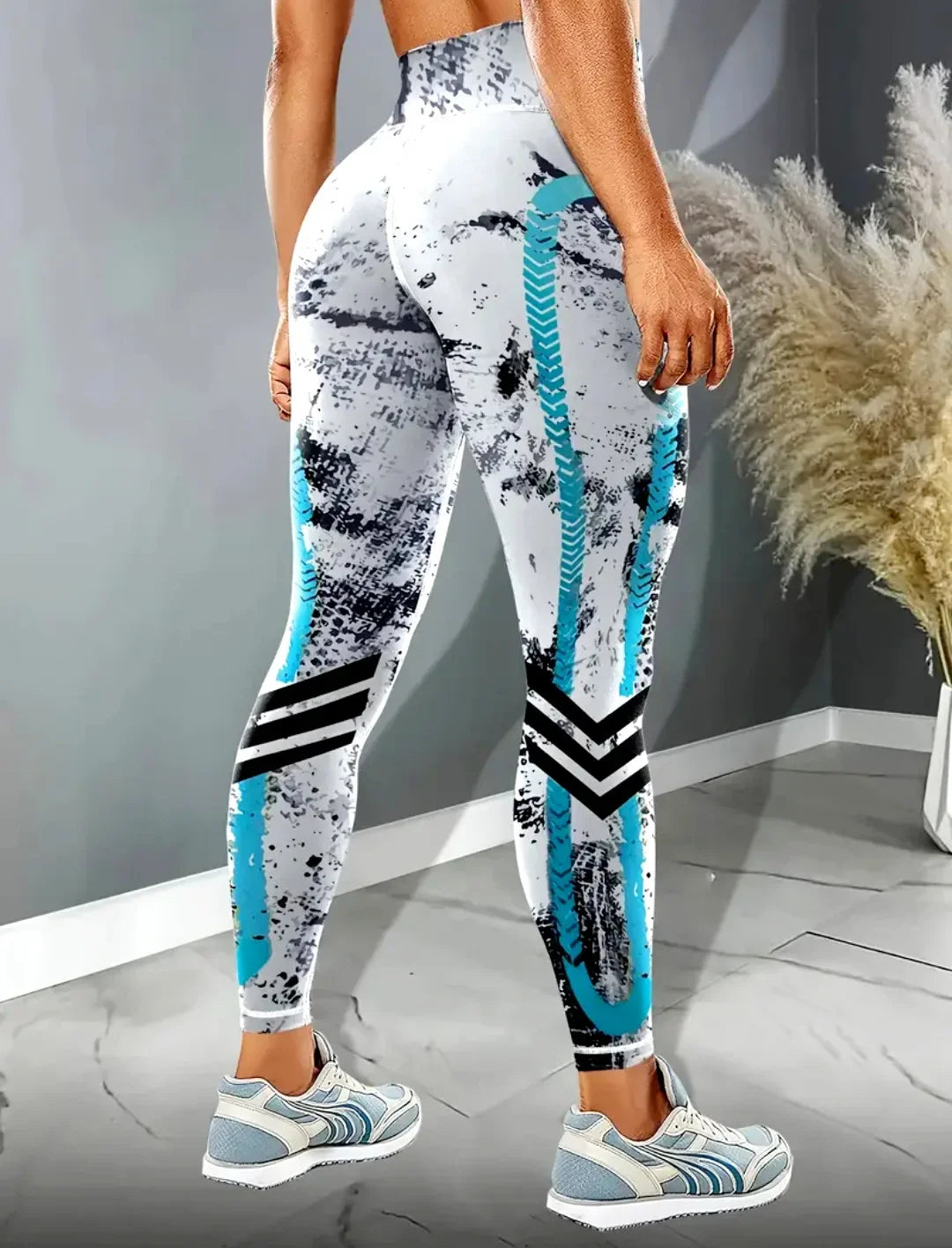 Women's Hip Hop Style High Waist Elastic, Daily Running, Dancing, Comfortable Yoga, Street Cool Leggings...
