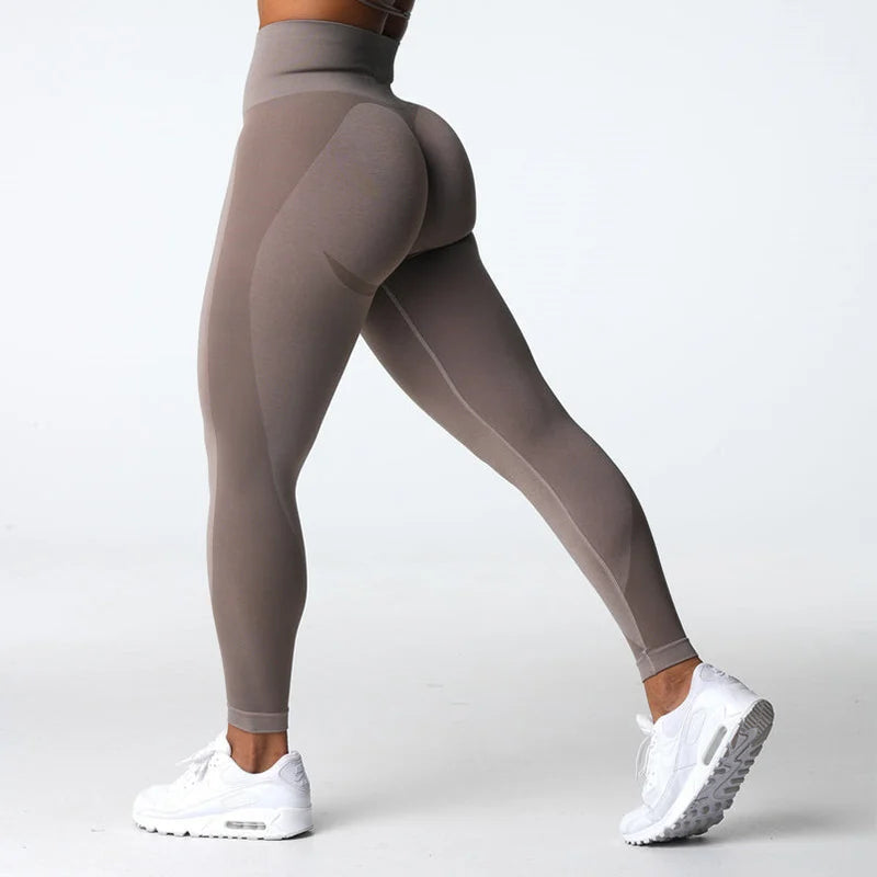 Women's Gym Workout Seamless Sport Tights Scrunch Butt Yoga Active Wear Leggings...
