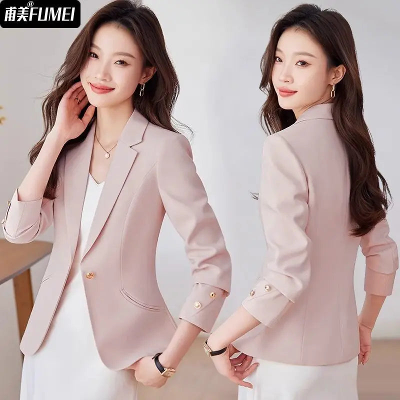 Women's New Style Fashionable Spring Autumn Slim Suit Jacket...