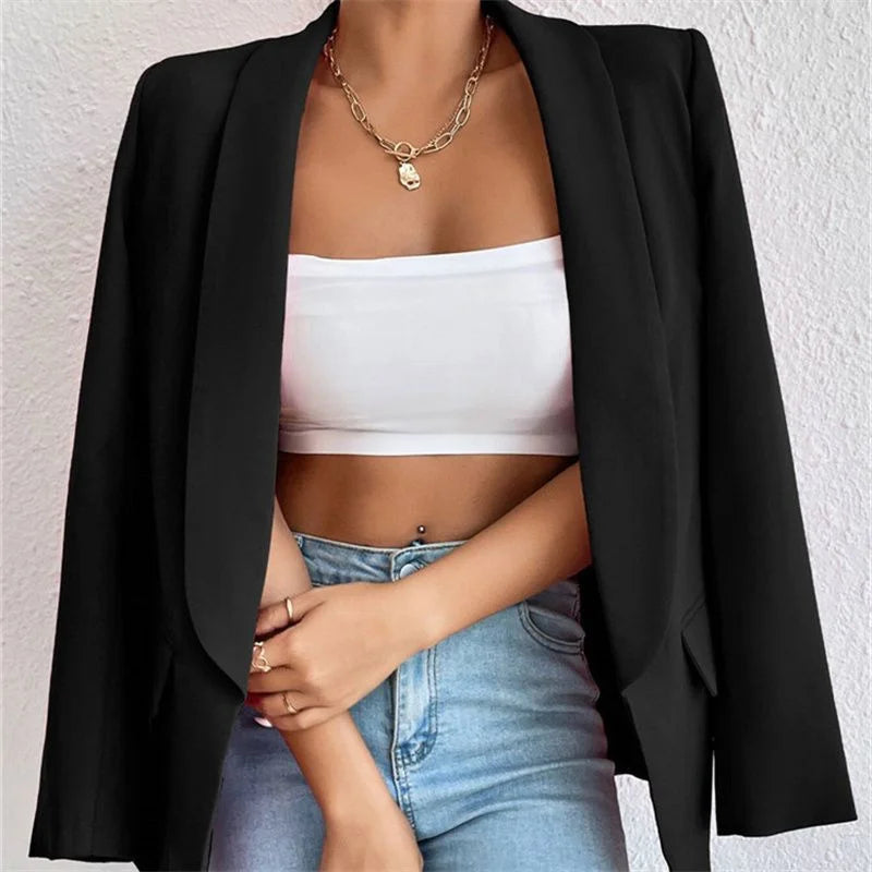 Women's Casual Cardigan Autumn Winter Topcoat Lapel Blazer Overcoat Jacket.............................................