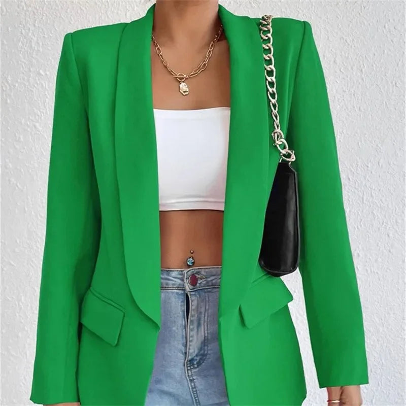 Women's Casual Cardigan Autumn Winter Topcoat Lapel Blazer Overcoat Jacket.............................................