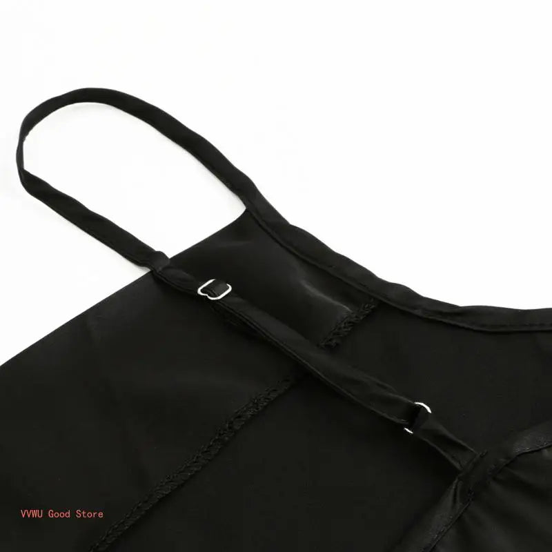 Women Strappy Plain Sling Vest Solid Color Cowl Neck Sleeveless Camisole