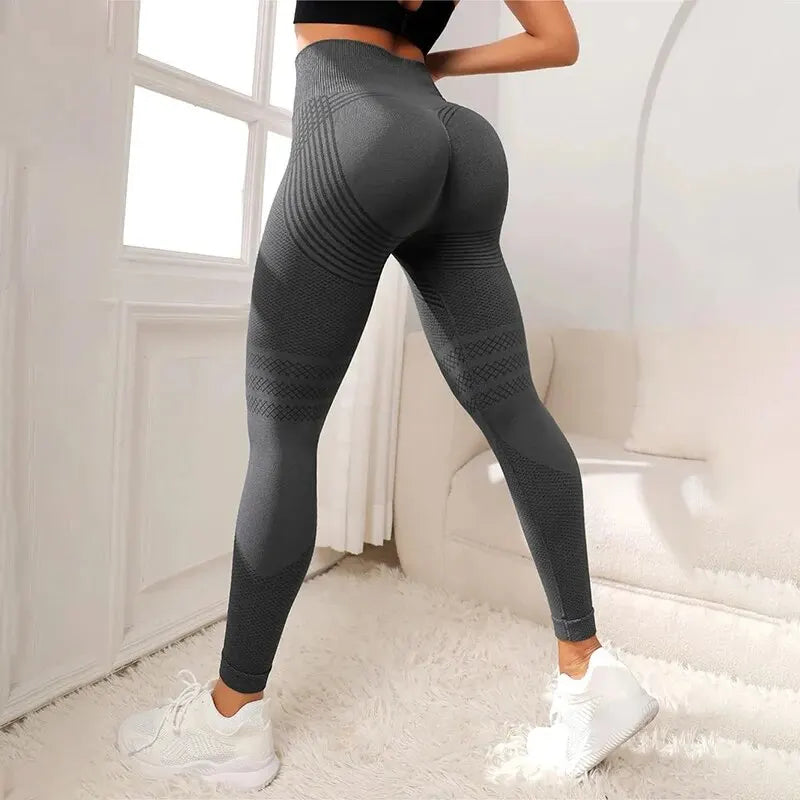 Women's Breathable High Waist Seamless Fitness Workout Leggings....