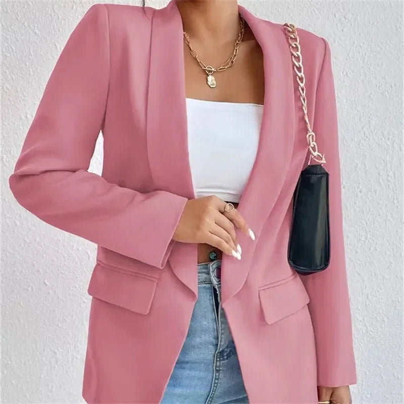 Women's Casual Cardigan Autumn Winter Topcoat Lapel Blazer Overcoat Jacket.............................................