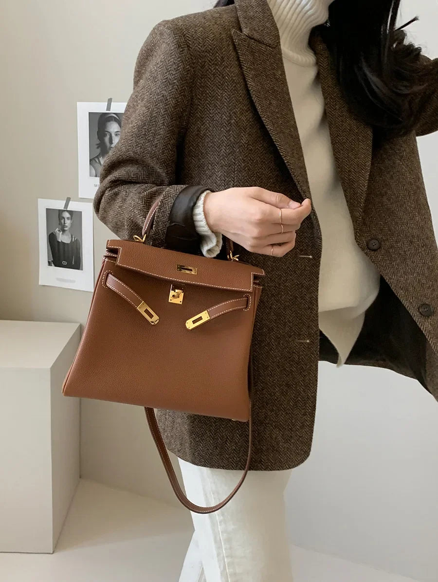 Women's Chic Wool Loose Vintage Long Sleeve Button Up Turn Down Collar Blazer Coats Jacket...