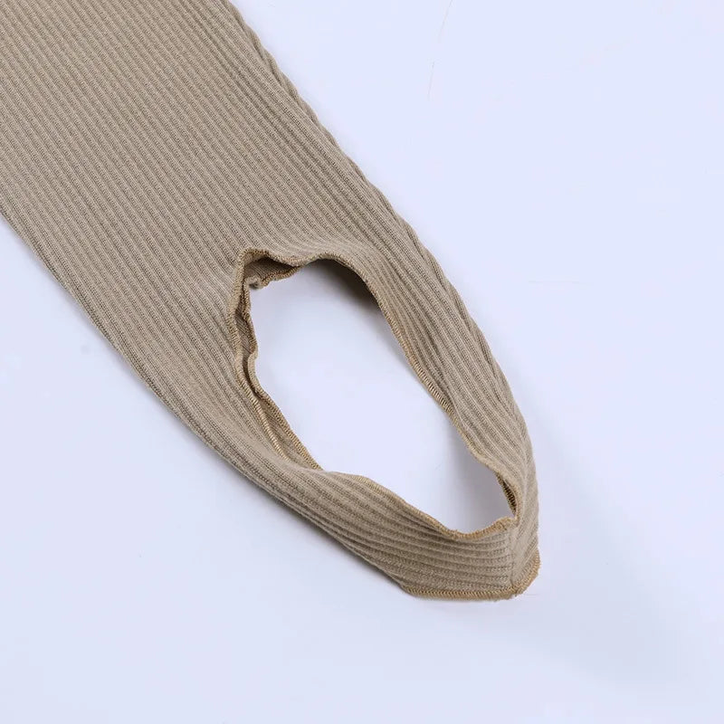 Women's High Waist Elastic Breathable Knitted Tight  Gym Running Yoga Slim Leggings Pants...