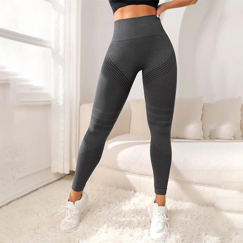Women's Breathable High Waist Seamless Fitness Workout Leggings....