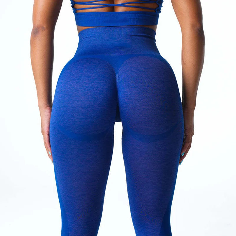 Women's Gym Workout Seamless Sport Tights Scrunch Butt Yoga Active Wear Leggings...