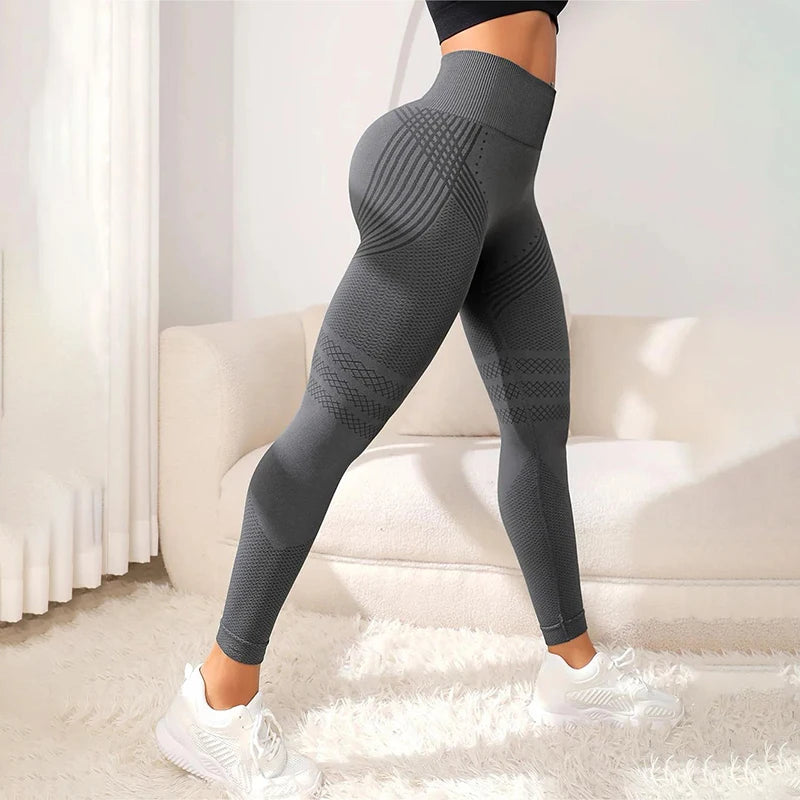 Women's Breathable High Waist Seamless Fitness Workout Leggings....